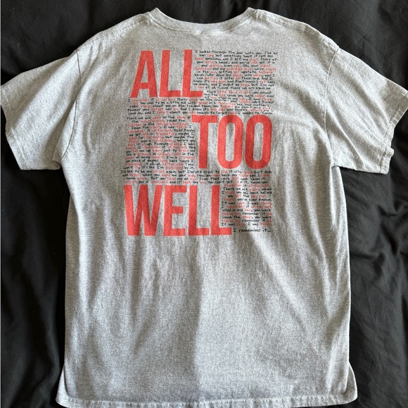 All Too Well TShirt - Picture 1 of 4